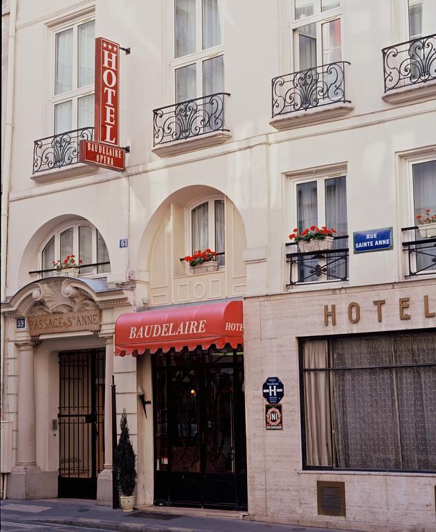 Hôtel Baudelaire Opéra París Exterior foto